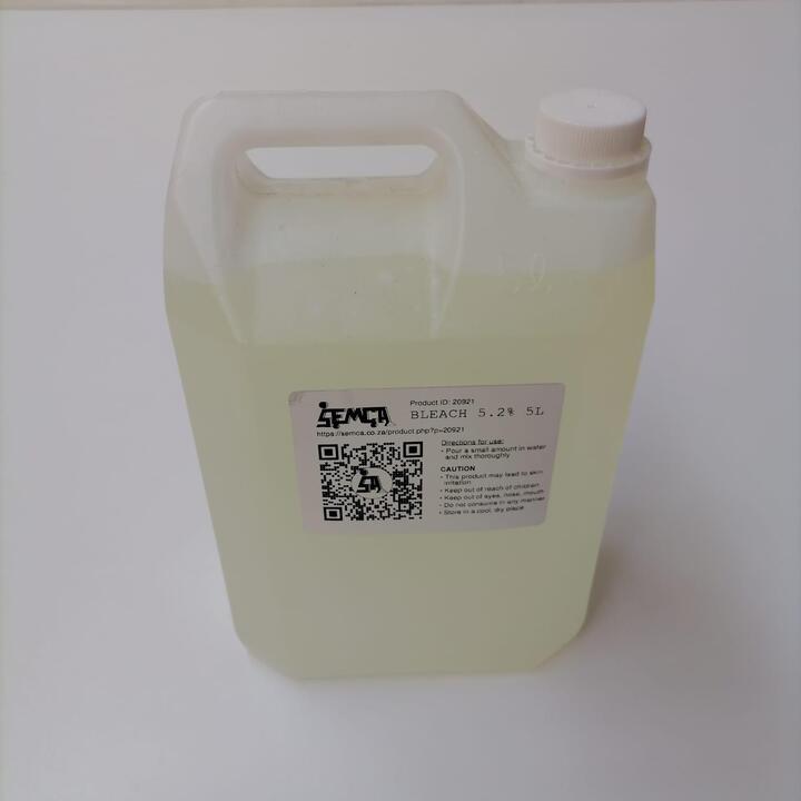 Bleach Liquid  (5.2 Persent) - 5 Liter
