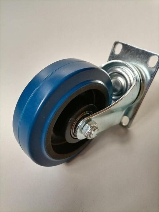 100mm Blue Complete Castor
