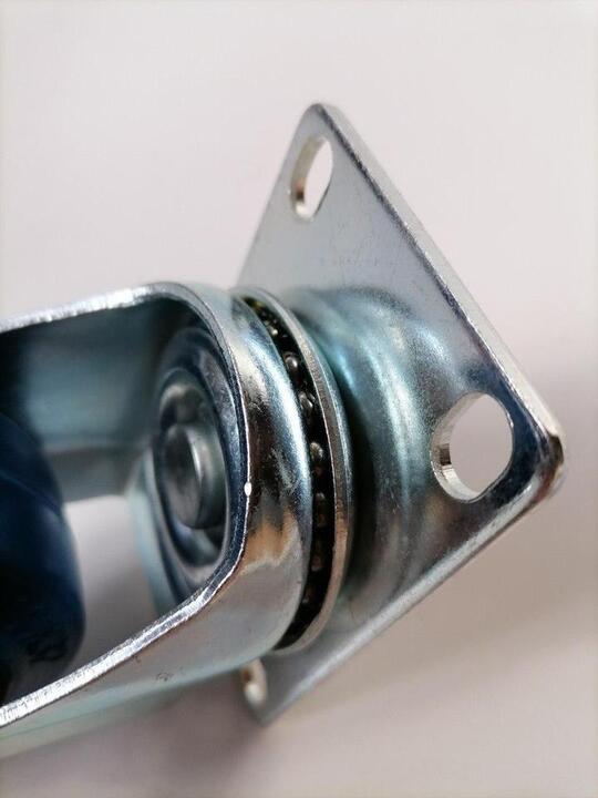 100mm Blue Complete Castor