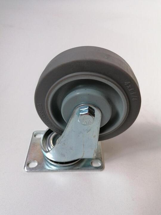 100mm Grey Complete Castor