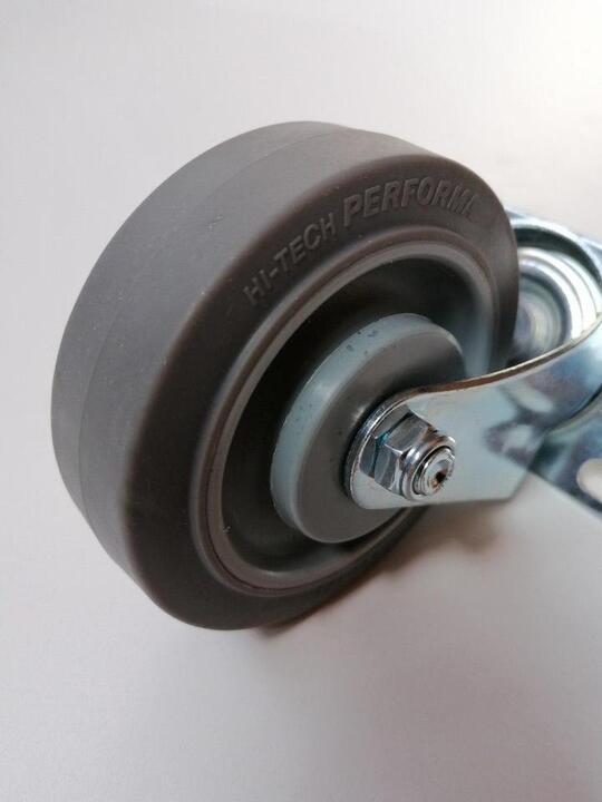 100mm Grey Complete Castor
