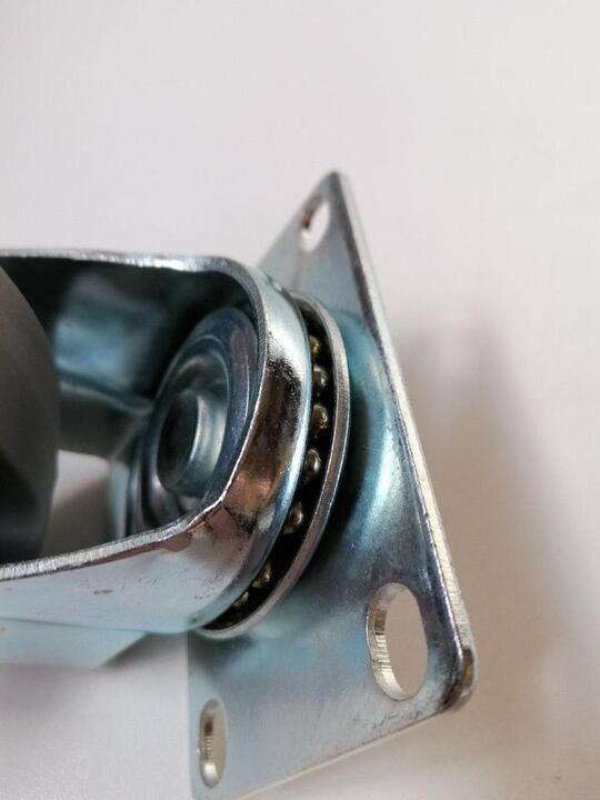100mm Grey Complete Castor