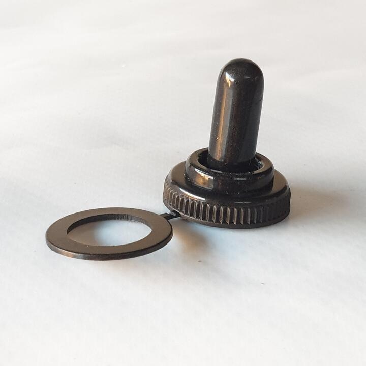 Rubber boot for the switch