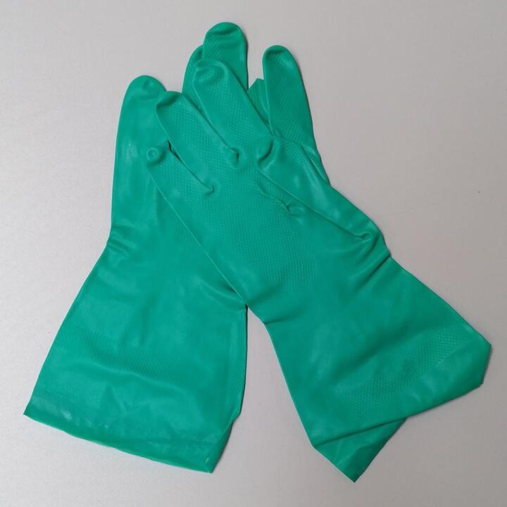 Green Nitrile Gloves - Size 8 (S)