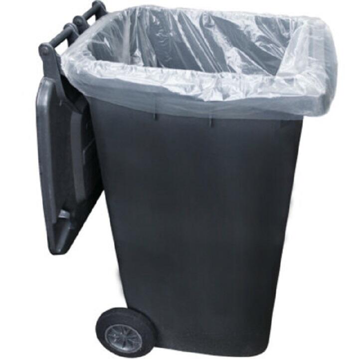 20 Micron Wheelie Bin Refuse Bag - Black (Bale Of 200)