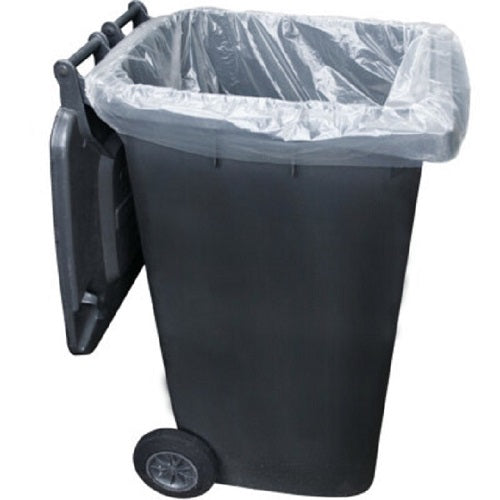 40 Micron Wheelie Bin Refuse Bag - Black (Bale Of 200)