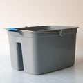 Divided Grey Bucket for Janitorial Trolley