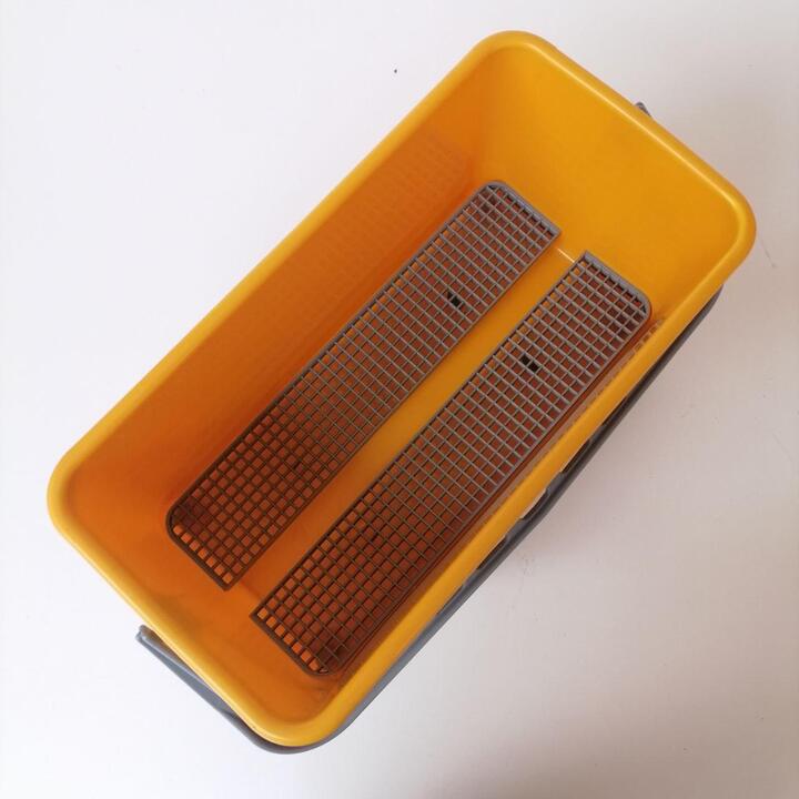 Yellow Bucket Trolley with handle