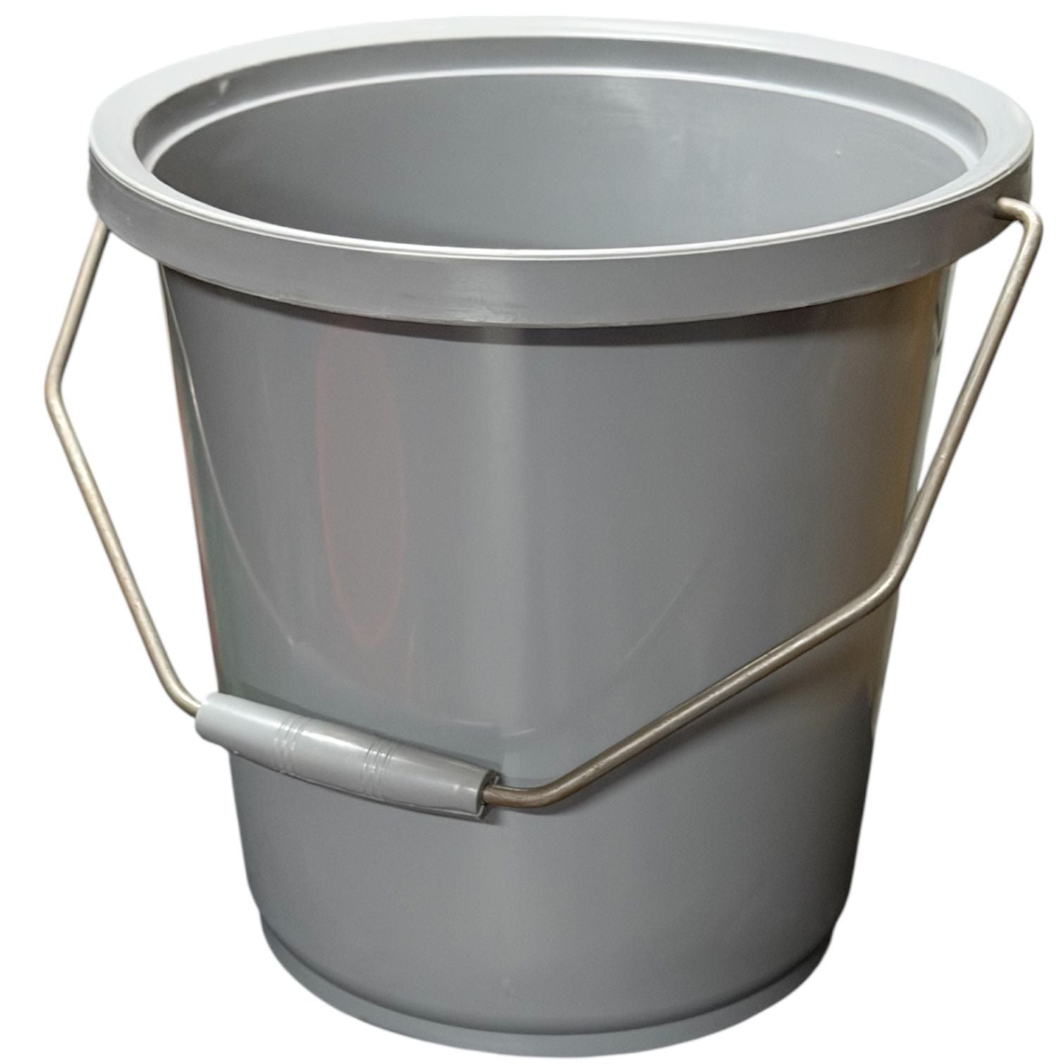12l bucket with handle - grey