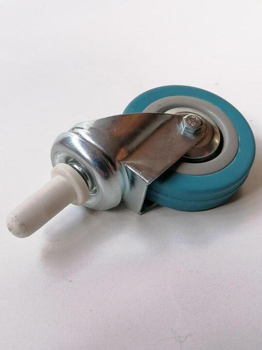 Castor and 75mm Wheel for 36L Trolleys, 70L & 80L vacuum cleaners