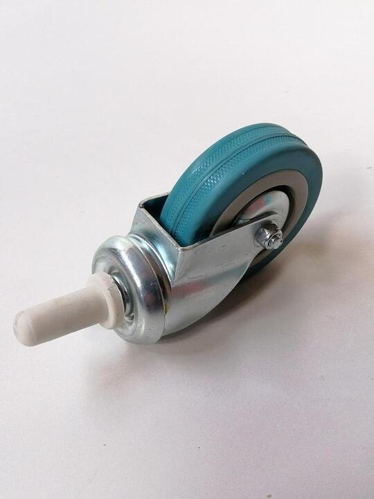 Castor and 75mm Wheel for 36L Trolleys, 70L & 80L vacuum cleaners