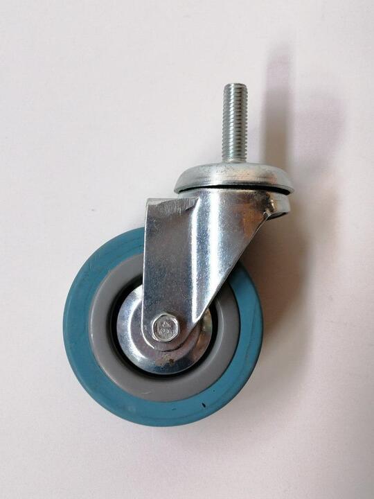 Castor and 75mm Wheel for 80L vacuum cleaner with thread