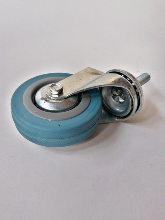 Castor and 75mm Wheel for 80L vacuum cleaner with thread