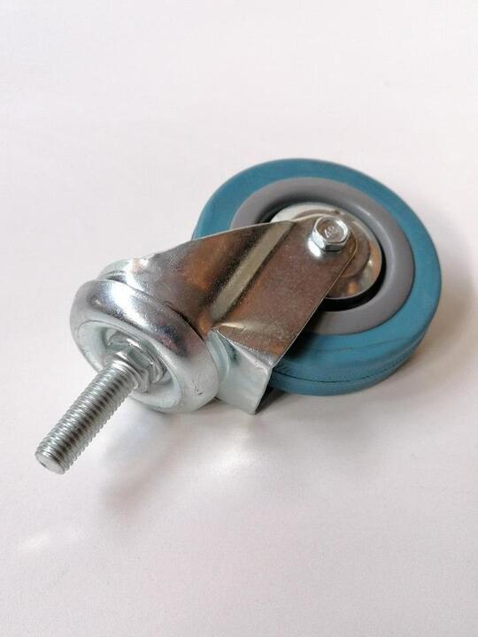 Castor and 75mm Wheel for 80L vacuum cleaner with thread