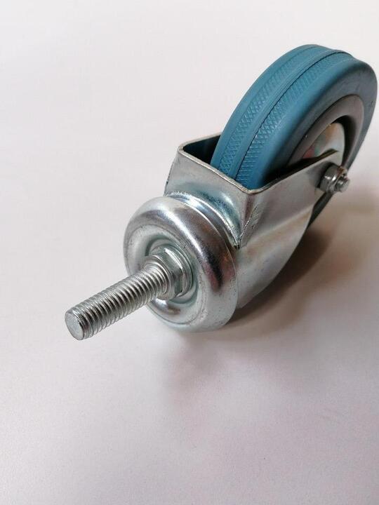 Castor and 75mm Wheel for 80L vacuum cleaner with thread