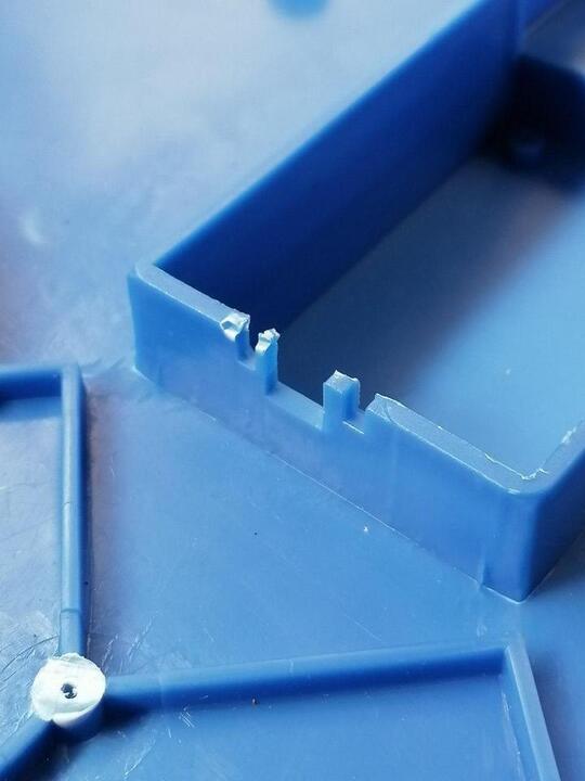 Blue Motor Cover for the 70L vacuum cleaner (NO. 6)