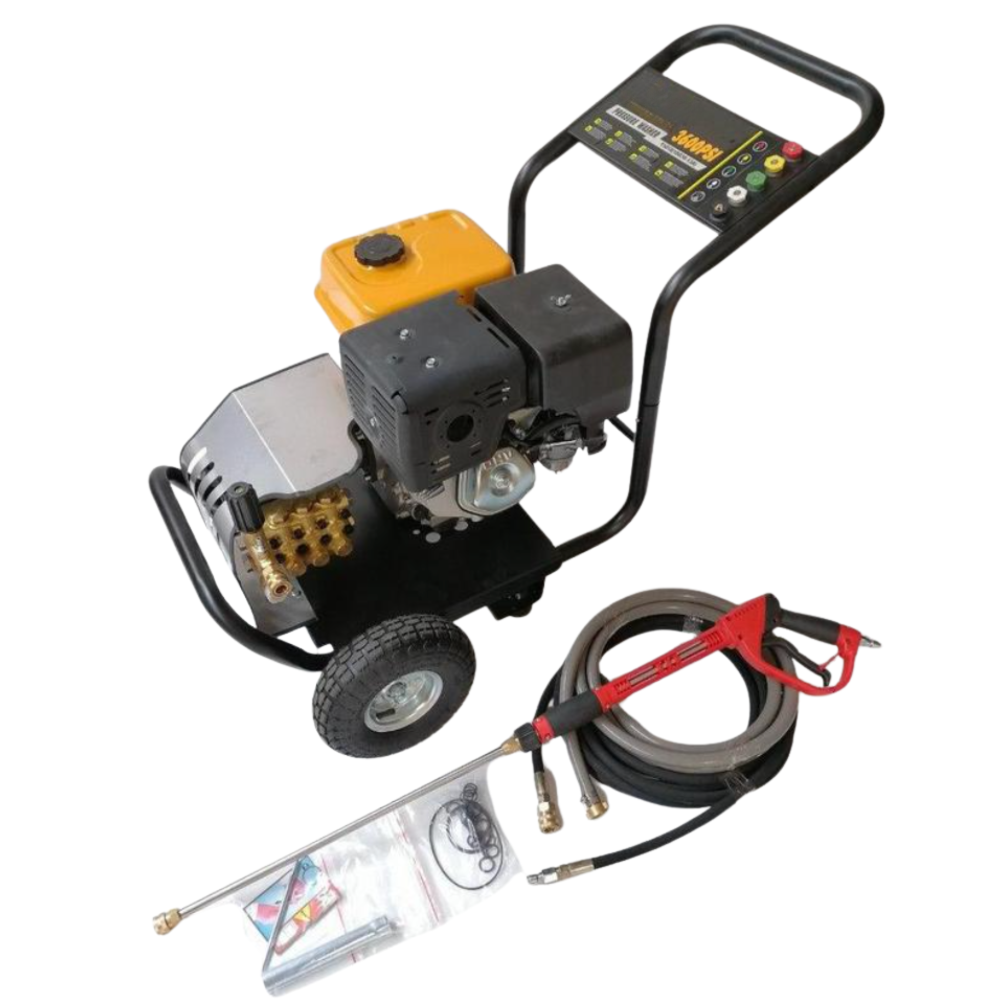 Pressure Washer, 20/7 L/min, 3600 Psi 13 HP Petrol