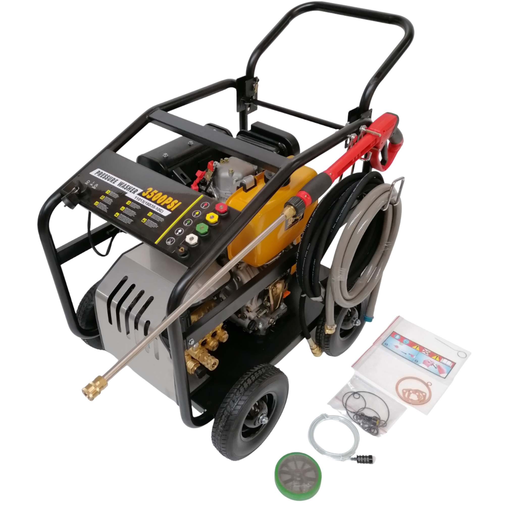Pressure Washer, 20.7 L/min, 3500Psi, 10 HP Diesel