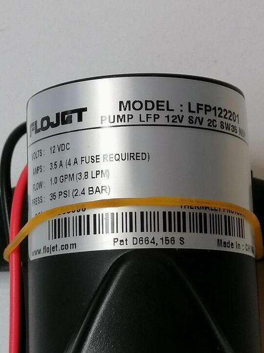 Flojet Pump LFP122201D 12V 35PSI