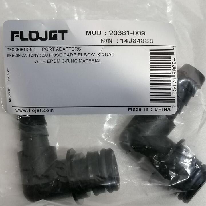 50 HOSE BARB ELBOW X QUAD W/ EPDM O-RING MATERIAL Adapter