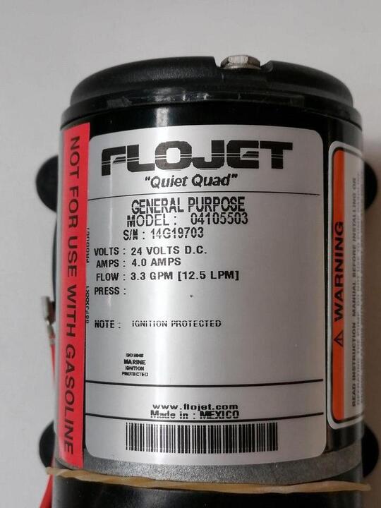 Flojet Pump 4105-503A Quad