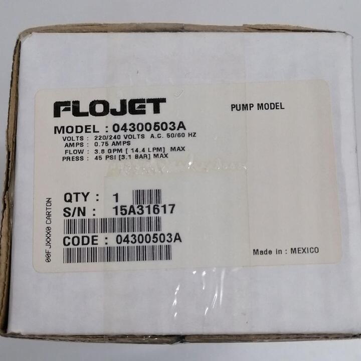 Flojet Pump 4300-503A 220V 30PSI