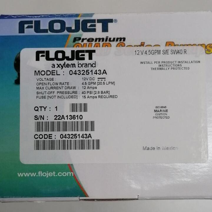 Flojet Pump 4325-143A 12V