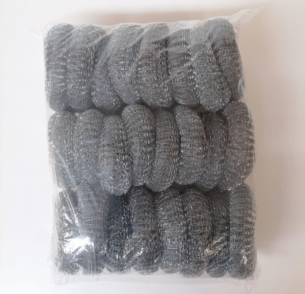 30g Pot Scourer Copper & Steel (Bag of 24)
